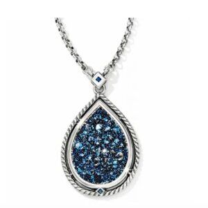 Brighton Crystal Medley Teardrop Necklace NWT